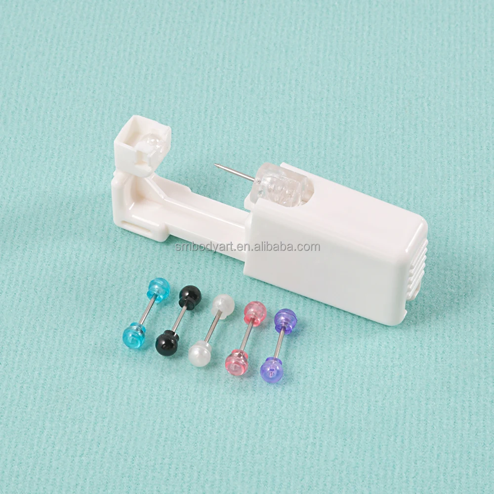 24pcs/boxear Piercing Gun Disposable Disinfect Safety Earring Piercer