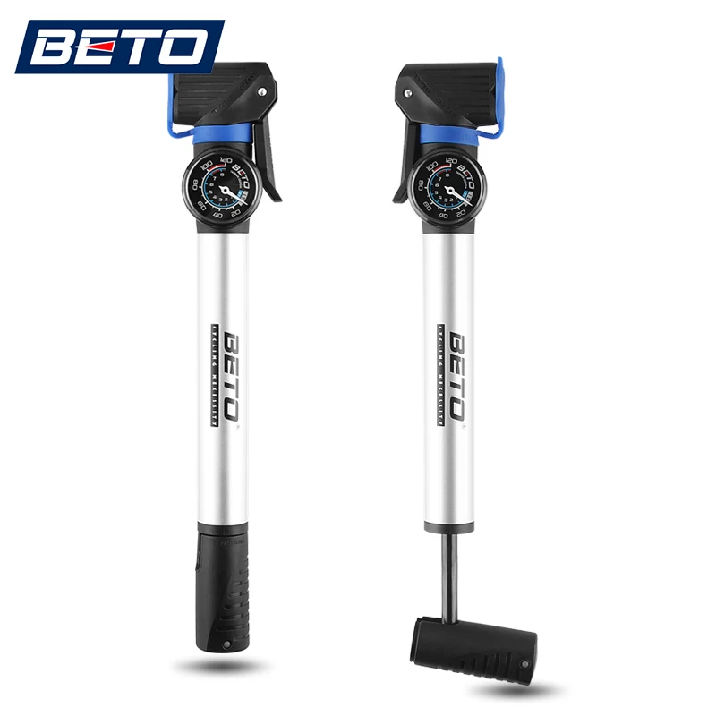 hand bike pump with pressure gauge