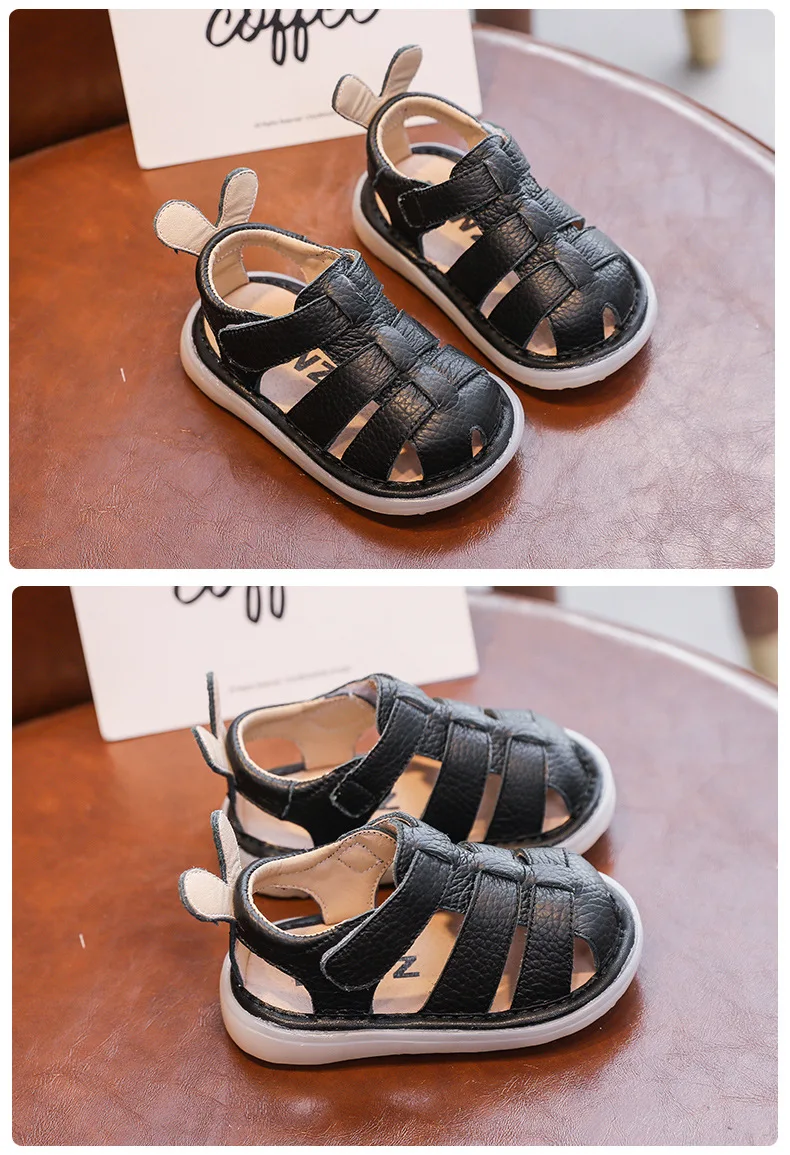 Latest Style Summer Toddlers Flat Shoes Soft Sole Leather Casual Infant ...