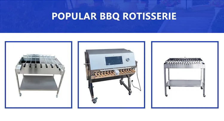 automatic italian arrosticini spiedini bbq charcoal