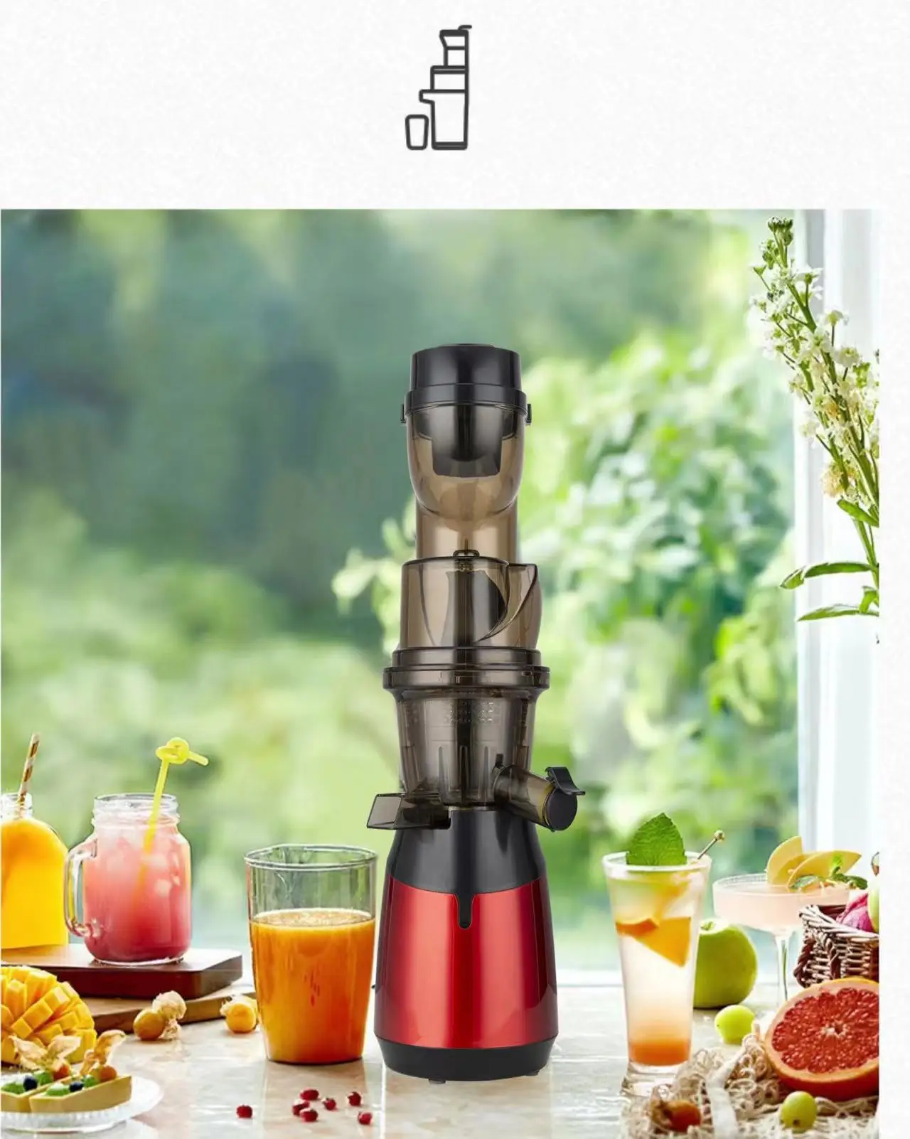 Whole Slow Juicer Higher Nutrients And Vitamins Cold Press Small Juice