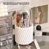 Boîte de rangement pour pinceaux de maquillage (avec couvercle transparent)
