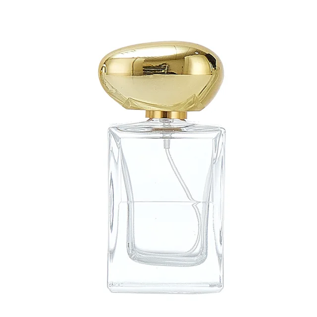 50ml Thick Glass Transparent Perfume Spray Bottle Bayonet Cosmetics Subpackage Empty Bottle