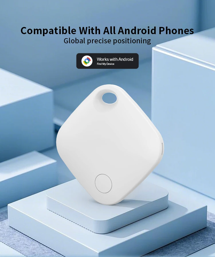 RSH Custom Logo Google Find My Tag Android Smart Tracker Key Finder Locator Wallet Lugggae Pet Tracking GPS Tracker Find Hub supplier