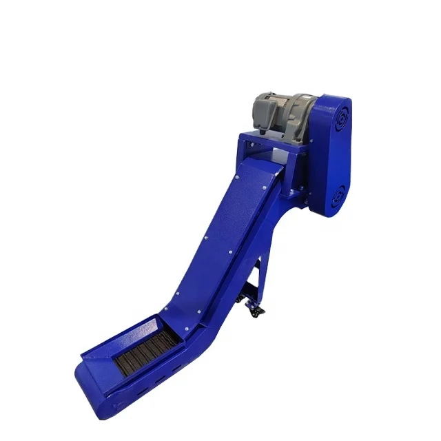 China Factory Lift Function Brass Chips Aluminum or Casting Swarf Conveyor System CNC Scraps Type Chip Conveyors