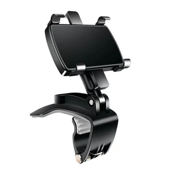 Universal 360 Degree Rotation Car Dashboard Cell Phone Holder for 4 to 7 inch Smartphone Bracket Car Clip Phone Mount Stand
