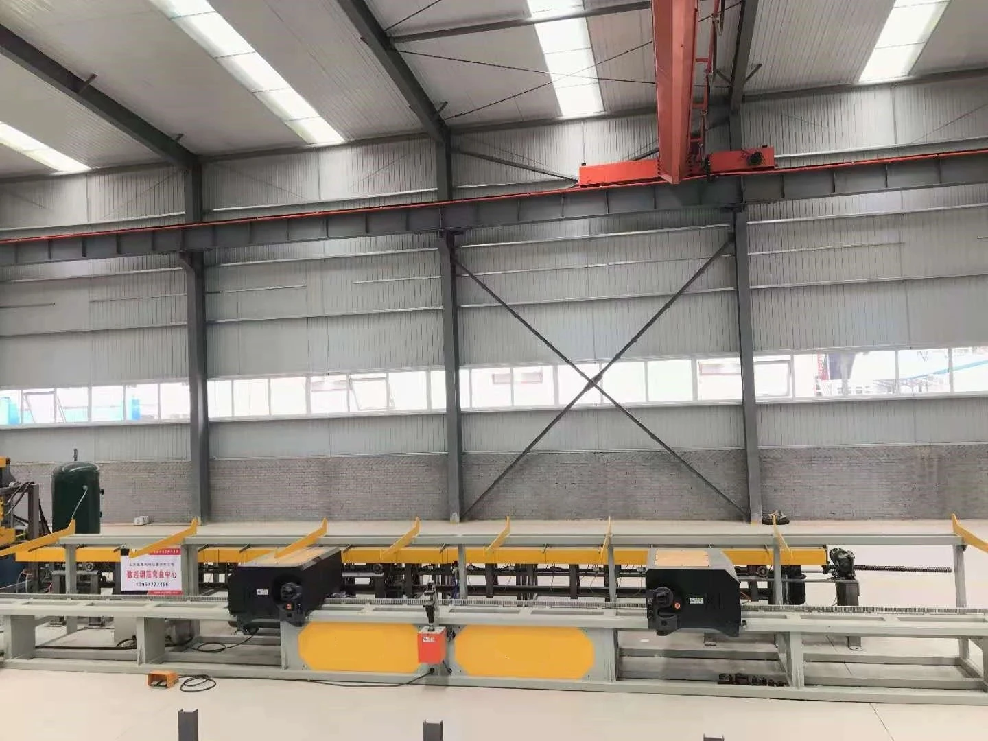 32mm reinforcing steel bar CNC rebar bender vertical double head used in construction road bridge stirrup rebar bending machine