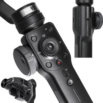 In Stock Zhiyun Smooth 4 Stabilizer for Smart Phone with 3 Axis Handheld Vlog Pocket Foldable Gimbal product image