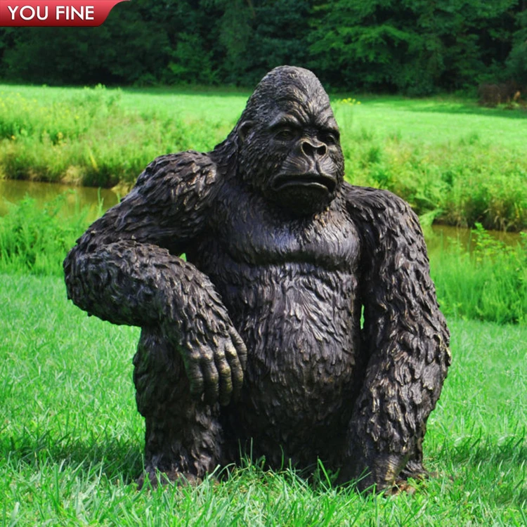 屋外装飾ブロンズダーウィンモンキーヒヒ彫刻| Alibaba.com