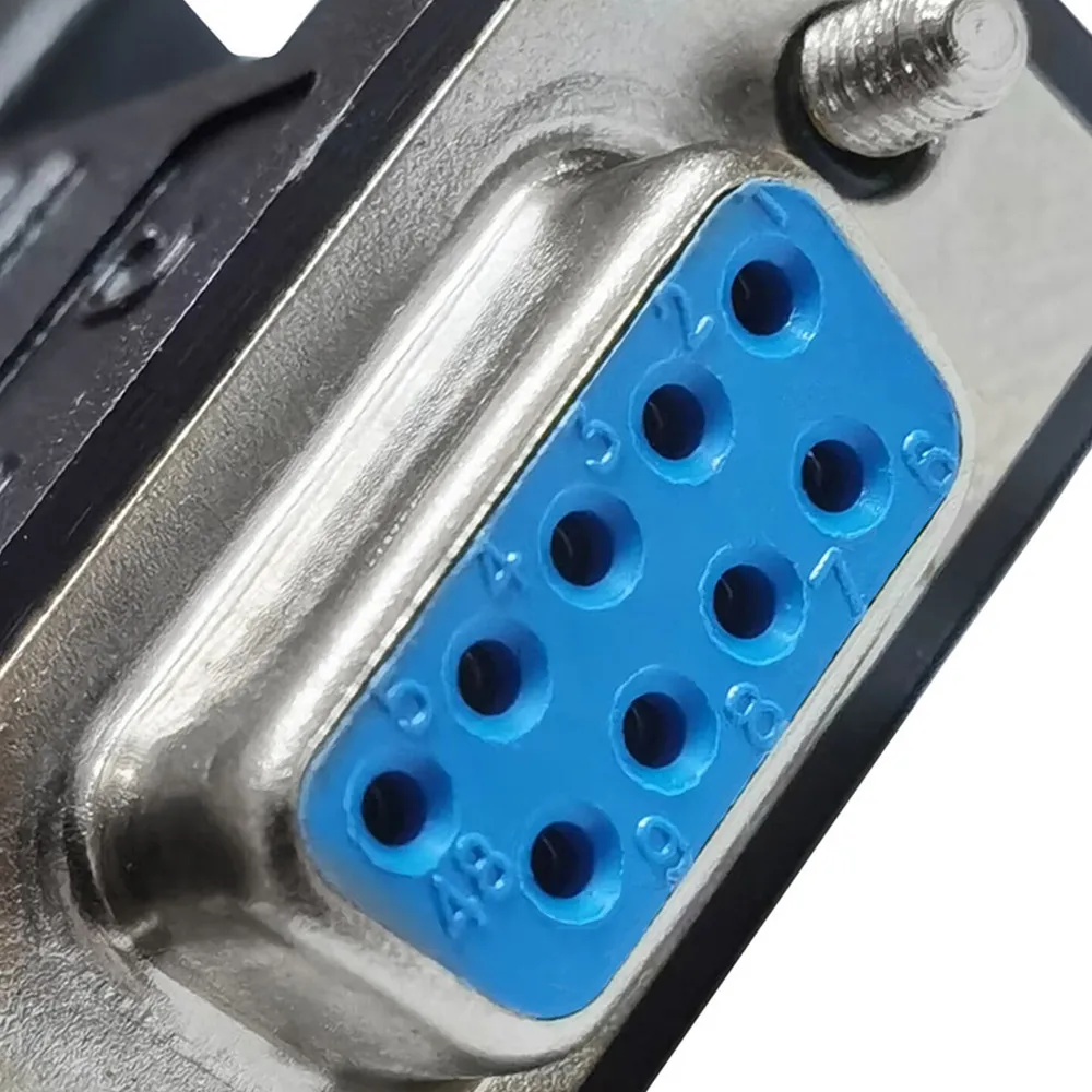 CONNETTORE D-SUB FEMMINA 9 PIN ANGOLARE 90° DA CIRCUITO STAMPATO Amphenol Fci - Foto 5