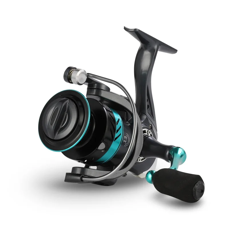 Fluorescent Blue Color 13 1000/2000/3000/4000/5000/6000/7000 Metal Body Sea Fishing Far Throw Spinning Fishing Reel Fluorescent Blue Color 13 1000/2000/3000/4000/5000/6000/7000 Metal Body Sea Fishing Far Throw Spinning Fishing Reel