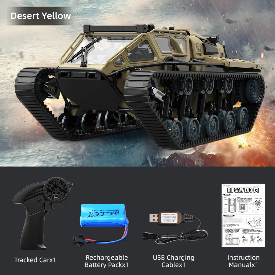 JJRC C8812 RC Tank - 1:16 Scale Stunt Crawler Remote Control Car