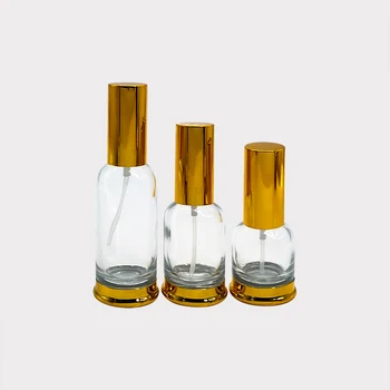 20ml 30ml 50ml Round Cylinder Glass Bottle Pump Sprayer