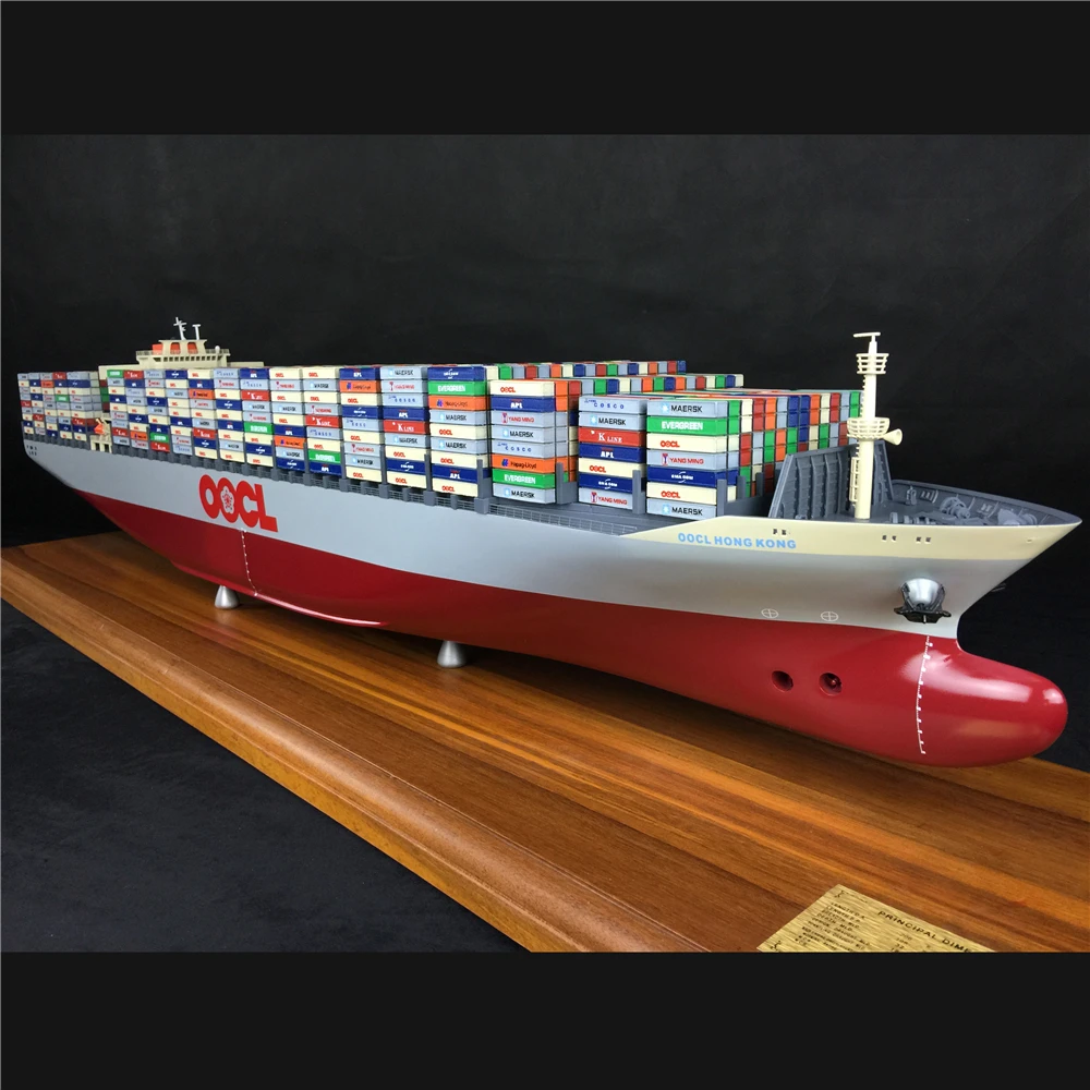 127cm OOCL container shippping line Perini Navi Ocean Artwork Stuido shipmodel