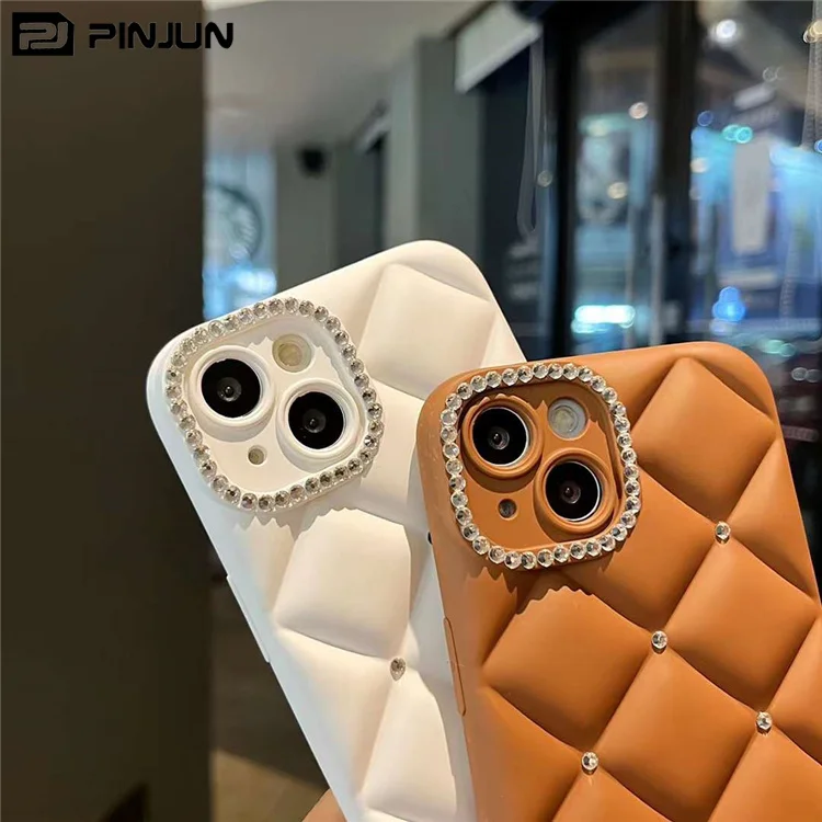 Custodie Di Lusso Gioielli Con Diamanti Per IPhone 16 15 14 13 12 11 Pro Max Mini Cover Posteriore Protezione Antiurto Per IPhone 13 Case - Foto 9