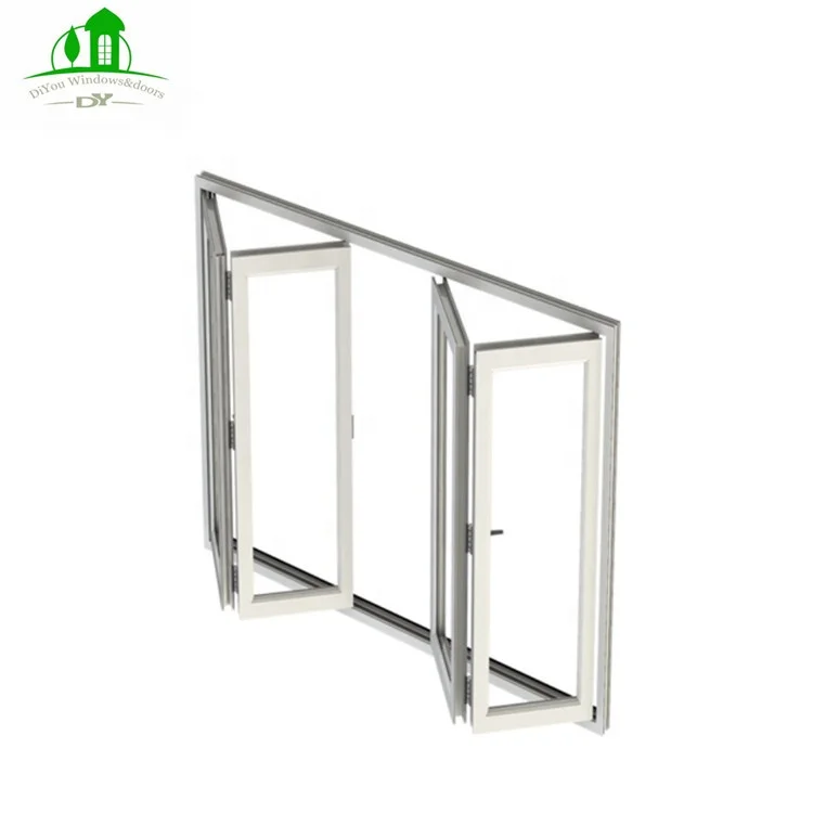 Aluminum Bi Fold windows Accordion Fold windows  Fold Storm windows