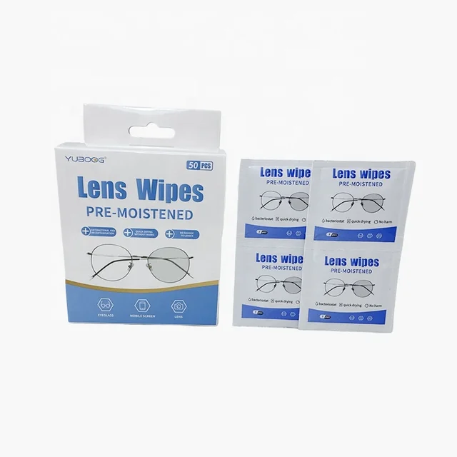 Hot Promotion No Paper Scraps Left And Fingerprints Removed Separately Packaged Lens Cleaning Wipes