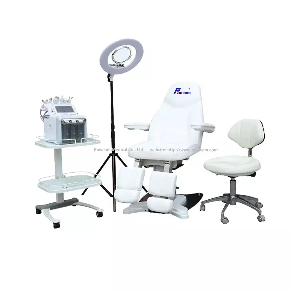 Multi Functional All Electric Pu Leather Medical Facial Spa Massage Chair