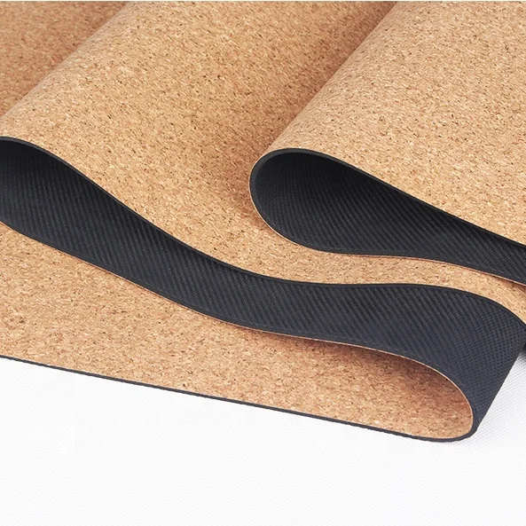 Высококачественное оборудование для фитнеса и йоги экологически чистый водонепроницаемый толстый материал тренажерного зала Лучший Коврик из натурального каучука пробки с пользовательским логотипом