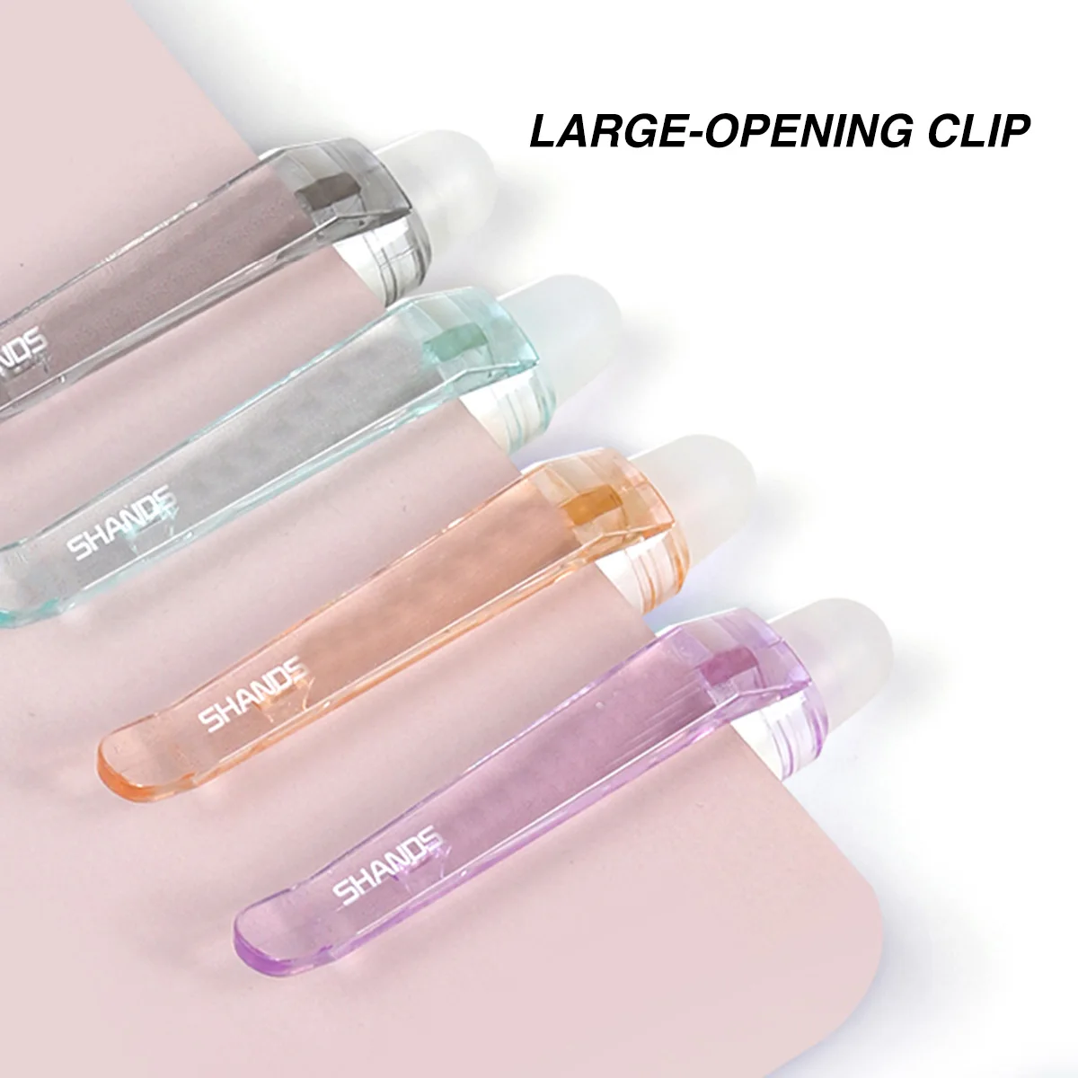 4PCS Each SHANDS Simple Solid Color 0.5mm Neutral Pen Student Cute Erasable Signature Pen Office Gift Gel Pen with Smooth ST Tip