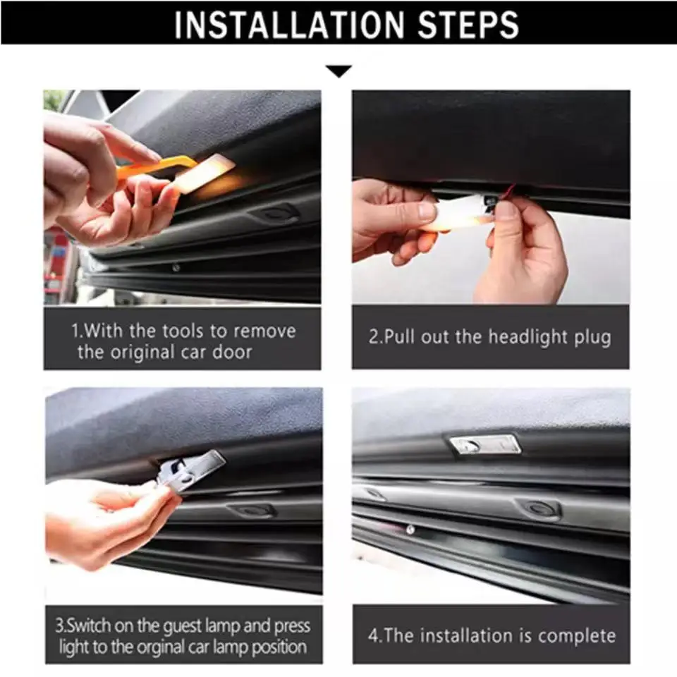 Hd Led Logo Spot Projector Decorative Ambient Light Car Door Light for Fiat 500x Punto Led Welcome Lamp