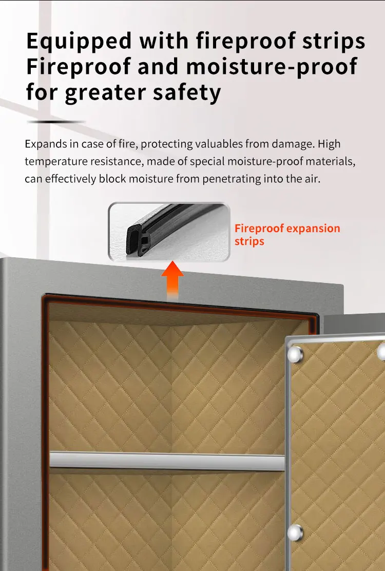 CEQSAFE Steel Digital Safe Heavy-Duty Fireproof Safe Box with Password and Thickened Household Mechanical Lock manufacture