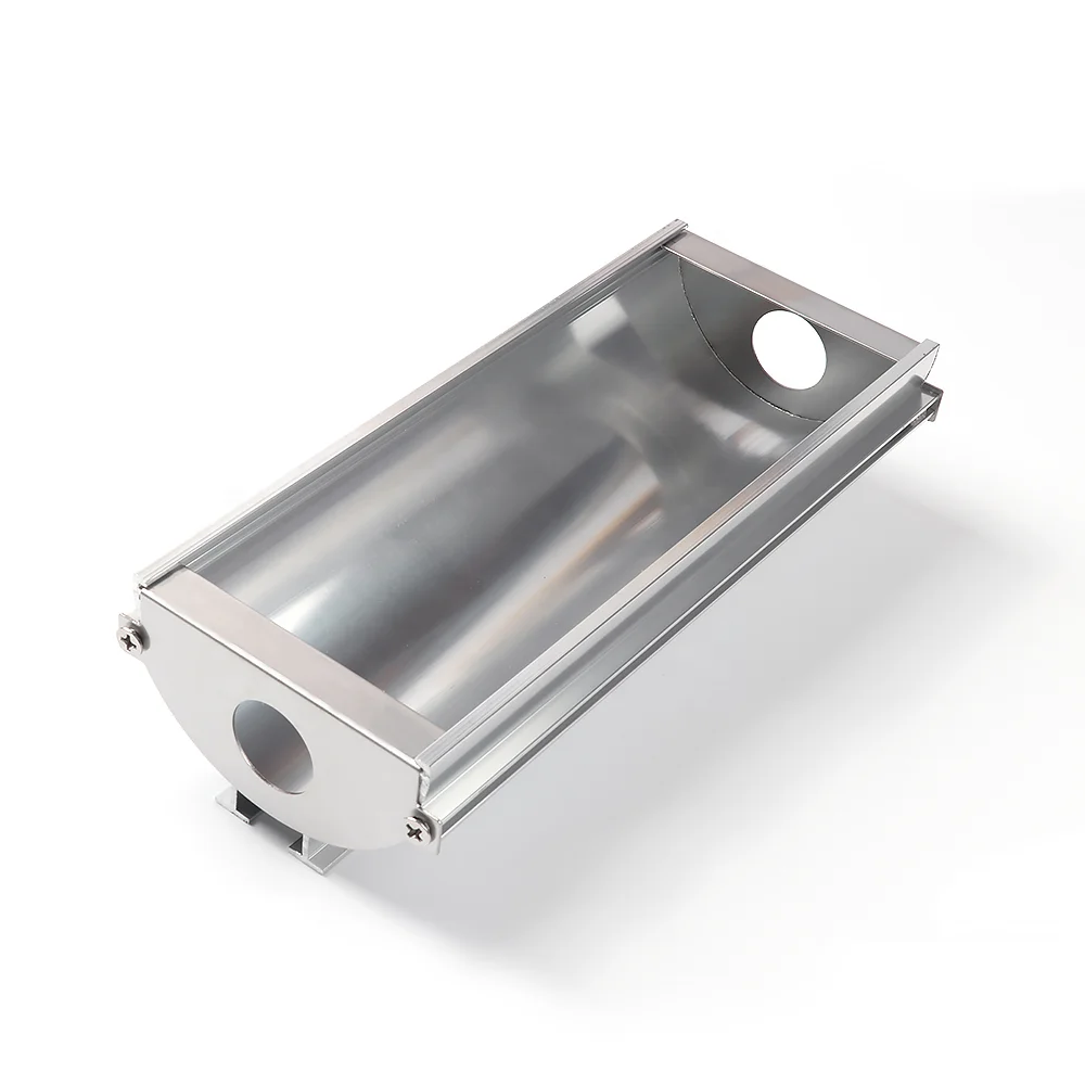 200*80 5*48 мм высокое сопротивление 300 градусов Алюминиевый абажур отражатель для тепловой лампы