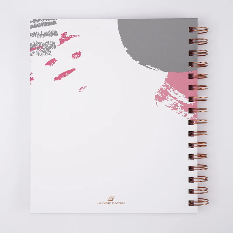 Высокое качество карманный эластичный карандаш петля повестки дня Цвет Край твердый переплет офисная поставка стационарный пустой бизнес спиральный ноутбук