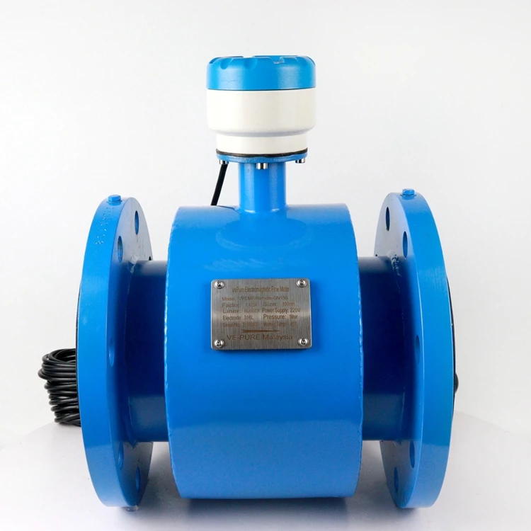 DN32 Electromagnetic RS485 ABB Metering Flowmeter Customized OEM Support for Juice Water Gas Oil Medium
