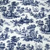 8OZ blue china print canvas
