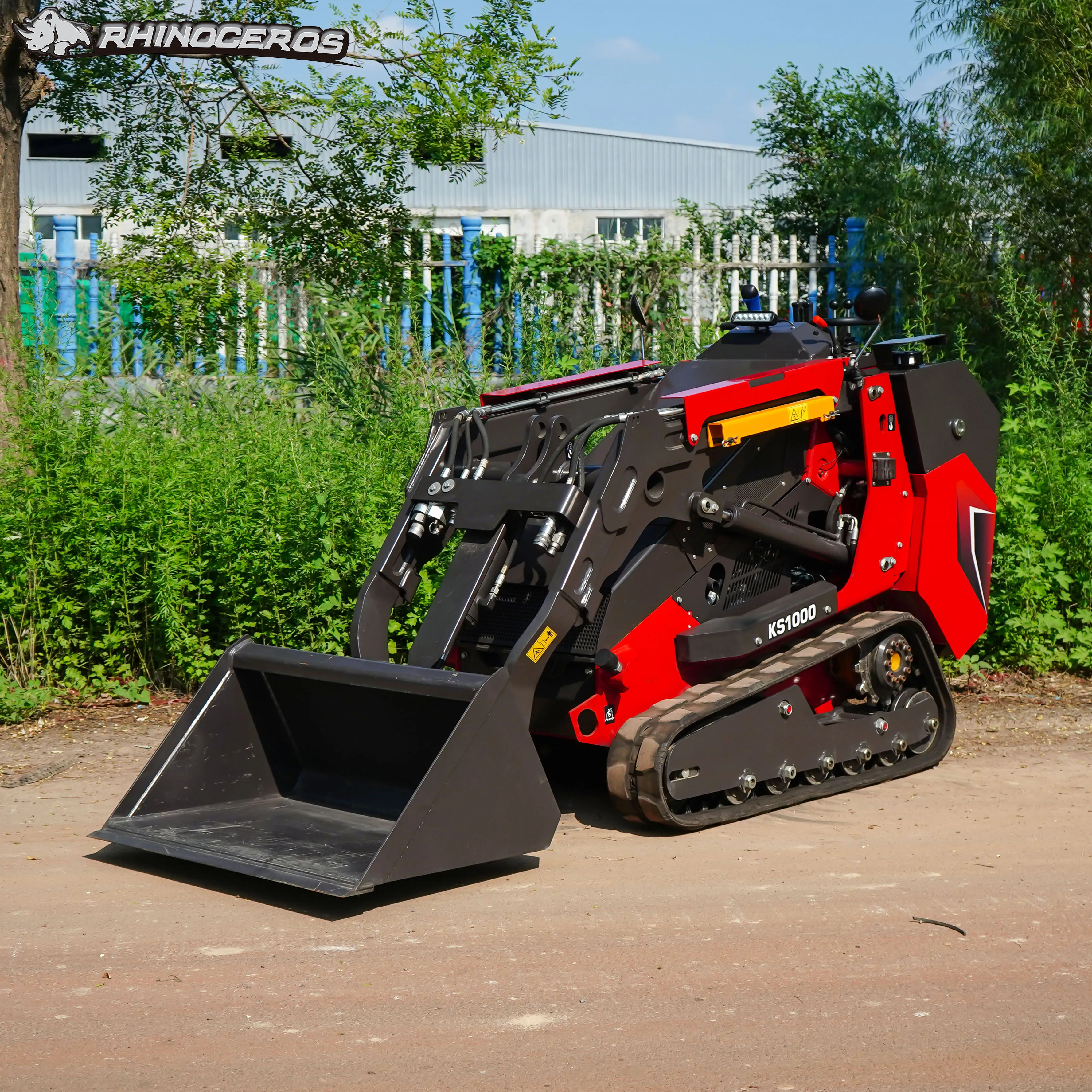 RHINOCEROS Skid Steer Loader Compact Construction Machine Skid Steer Attachments Mini Skid Steer Loader New