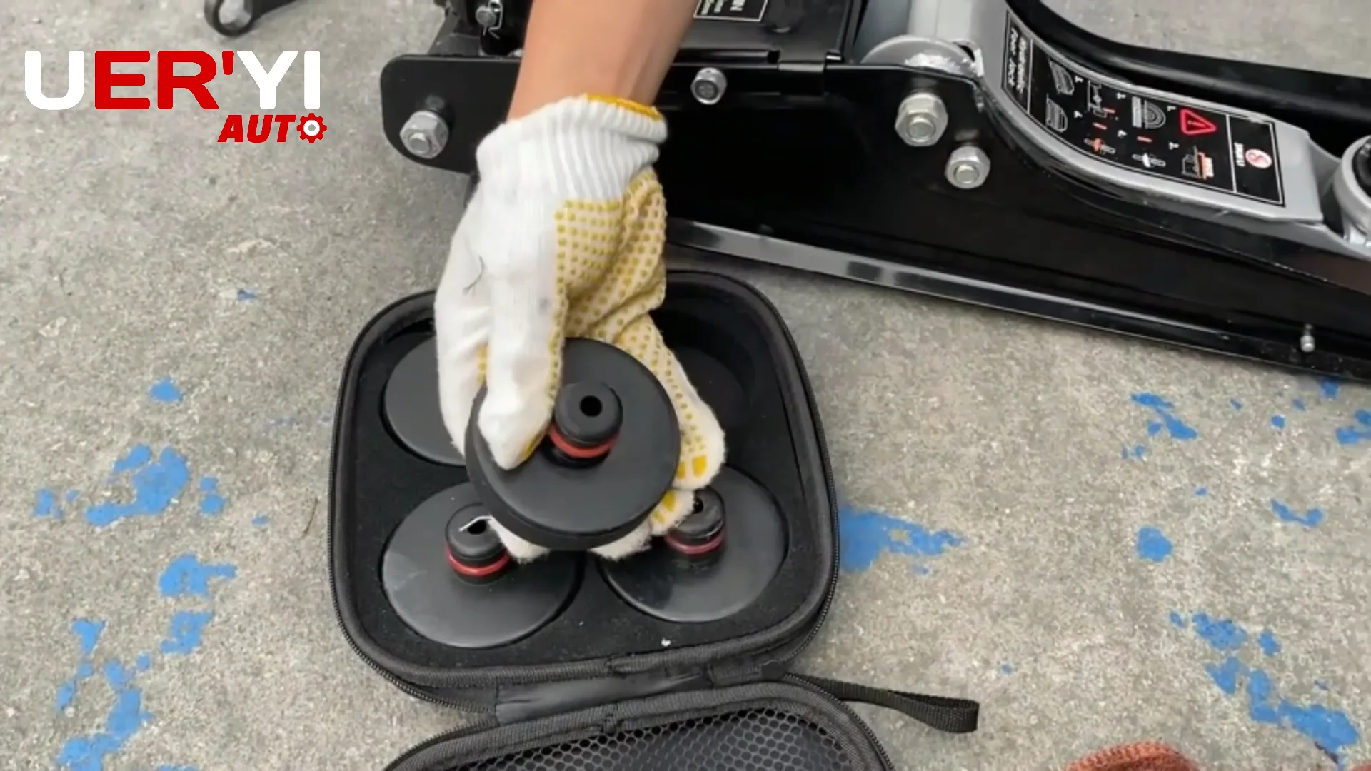 Jack Stand Protects Battery & Chassis Adapter Tool Rubber Lifting Jack