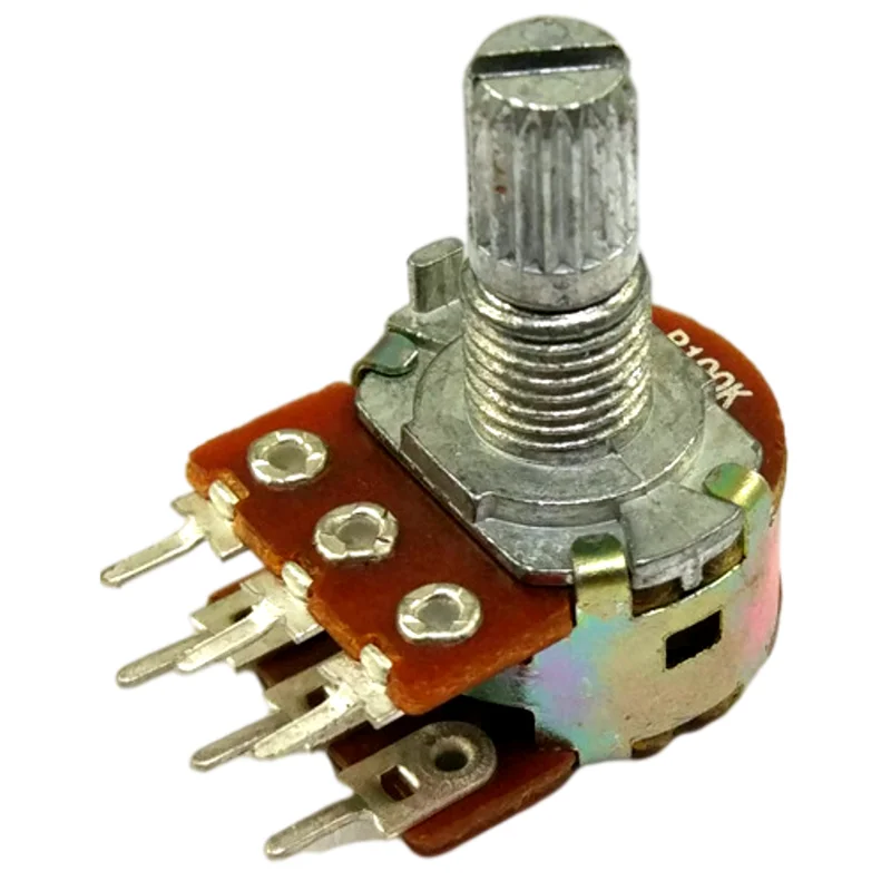 6 Pin Potentiometer Volume Control B50K A10k A103 50k 100k Rotary Potentiometer