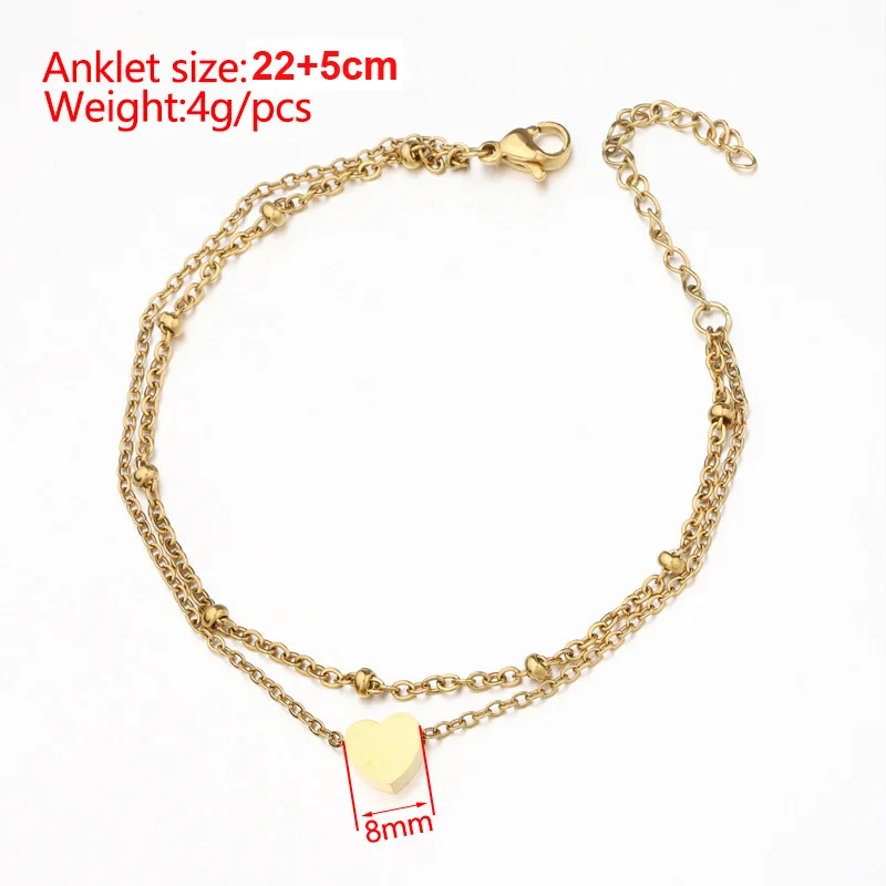 Heart Anklet