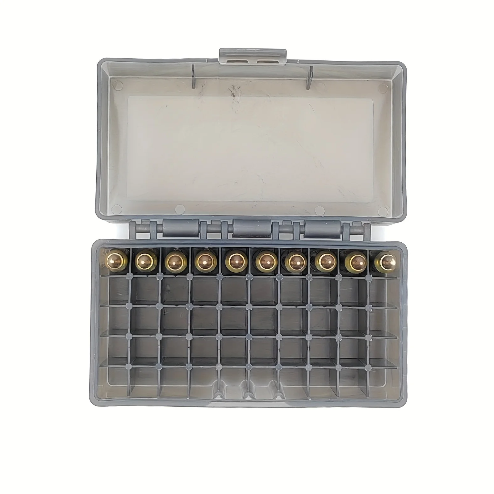 1pc 50 Rounds Ammo Box Bullet Case Flip-Top Ammo Bullet Case 223 ...