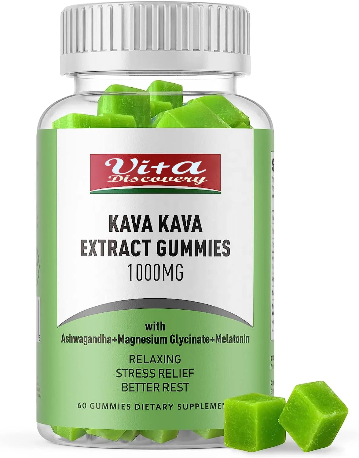Kava Kava Gummies With Ashwagandha And Magnesium Glycinate Calm Sleep