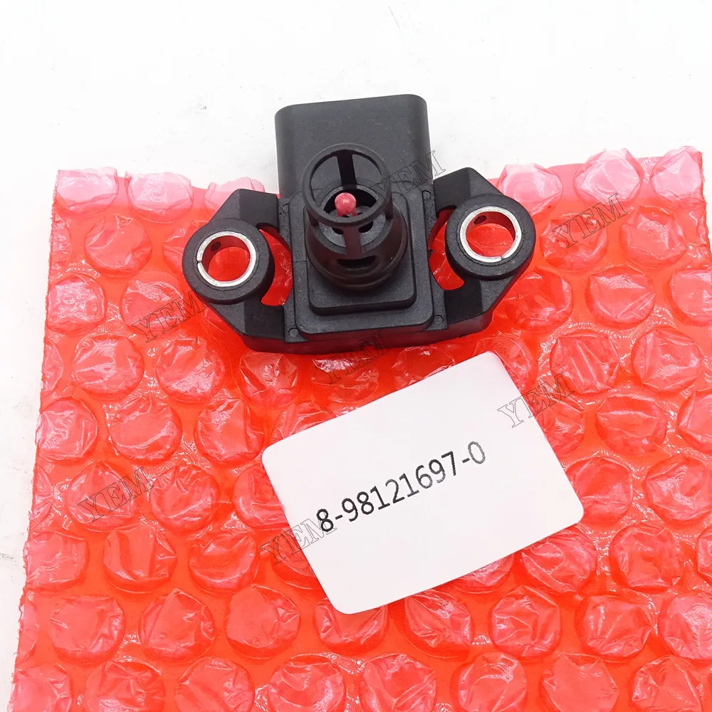 For Isuzu 4HK1 6HK1 Intake Pressure Sensor 8-98121697-0 Aftermarket Engine Spare Parts