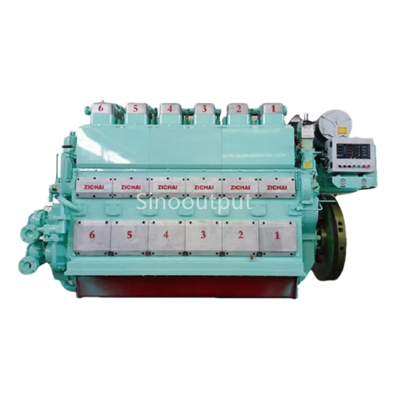 Zichai High Power Marine Diesel Engine - 8 Cylinder, 882-1765kw