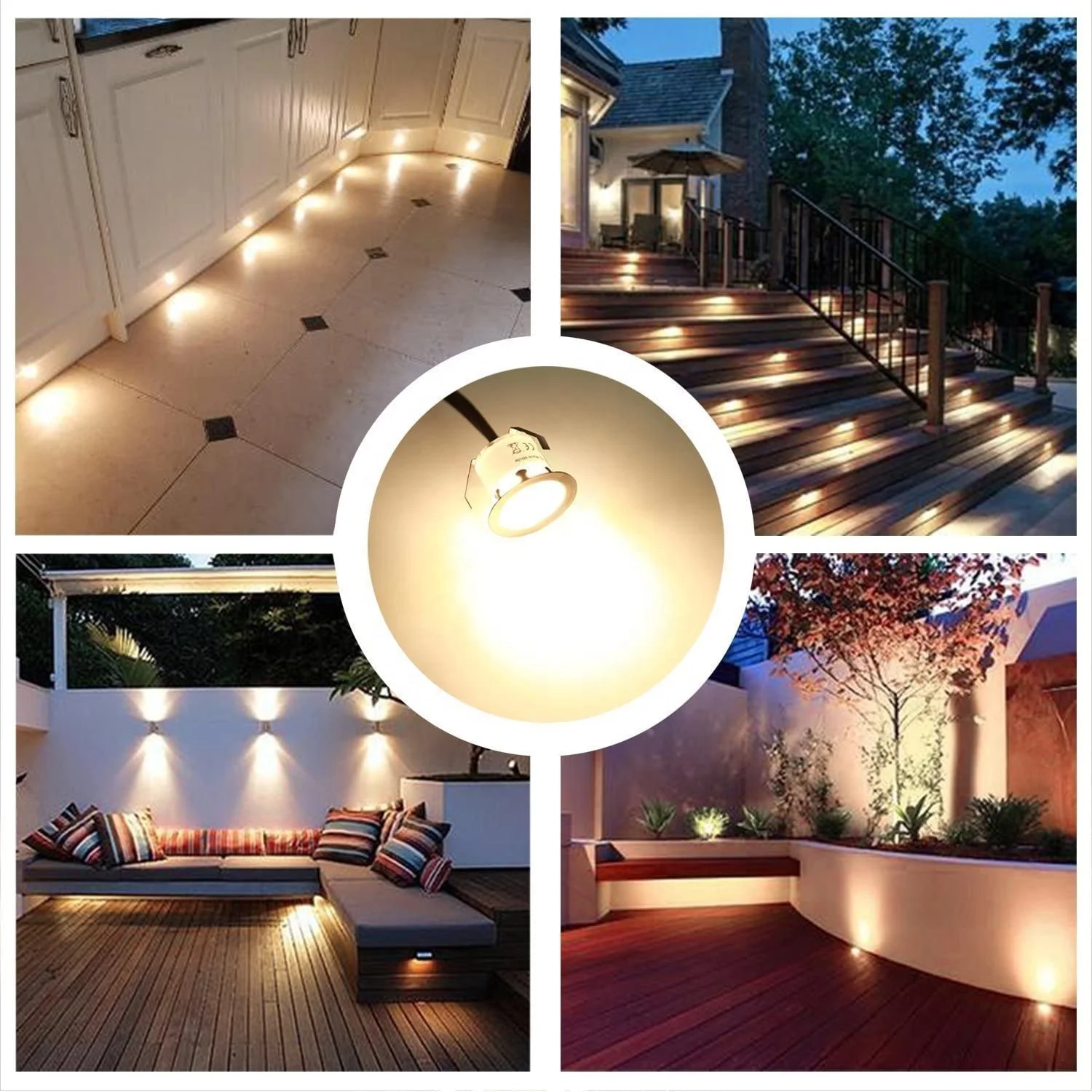 Mini Waterproof IP67 LED Stair Step Outdoor Light  Led Underground Light 10w