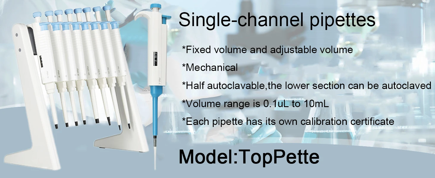 Digital Single Channel Pipette Mechanical Variable Micropipettes ...