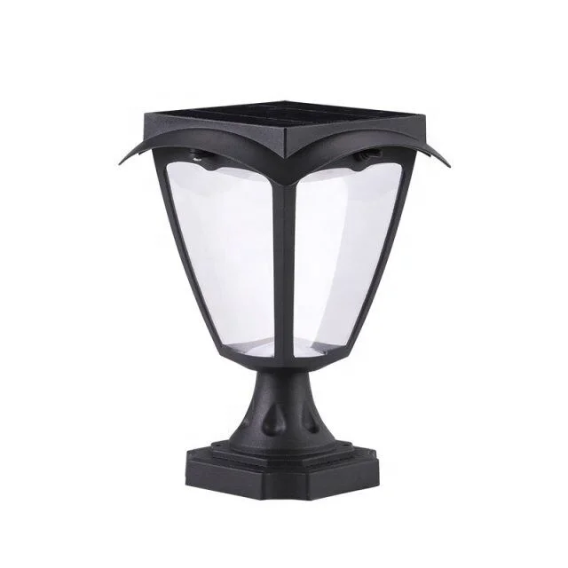 Высококачественные фонари для ворот на солнечной батарее, освещение для сада, водонепроницаемые энергосберегающие светодиодные фонари для улицы