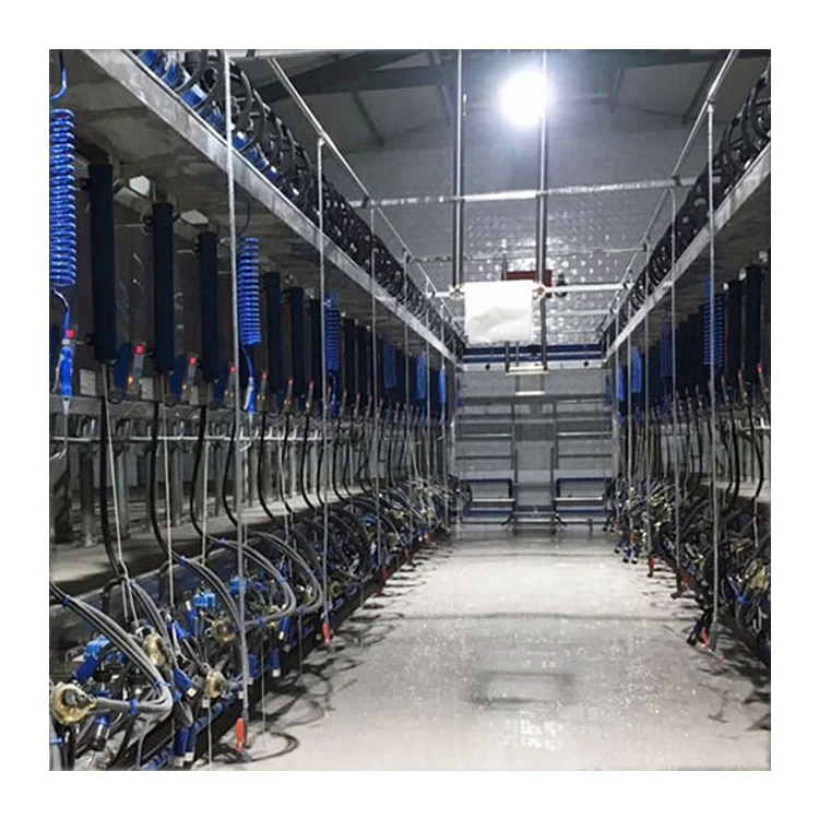 Big Farm Parallel Digital Meter Modern Cow Automatic Milking Parlor Machine Equipment