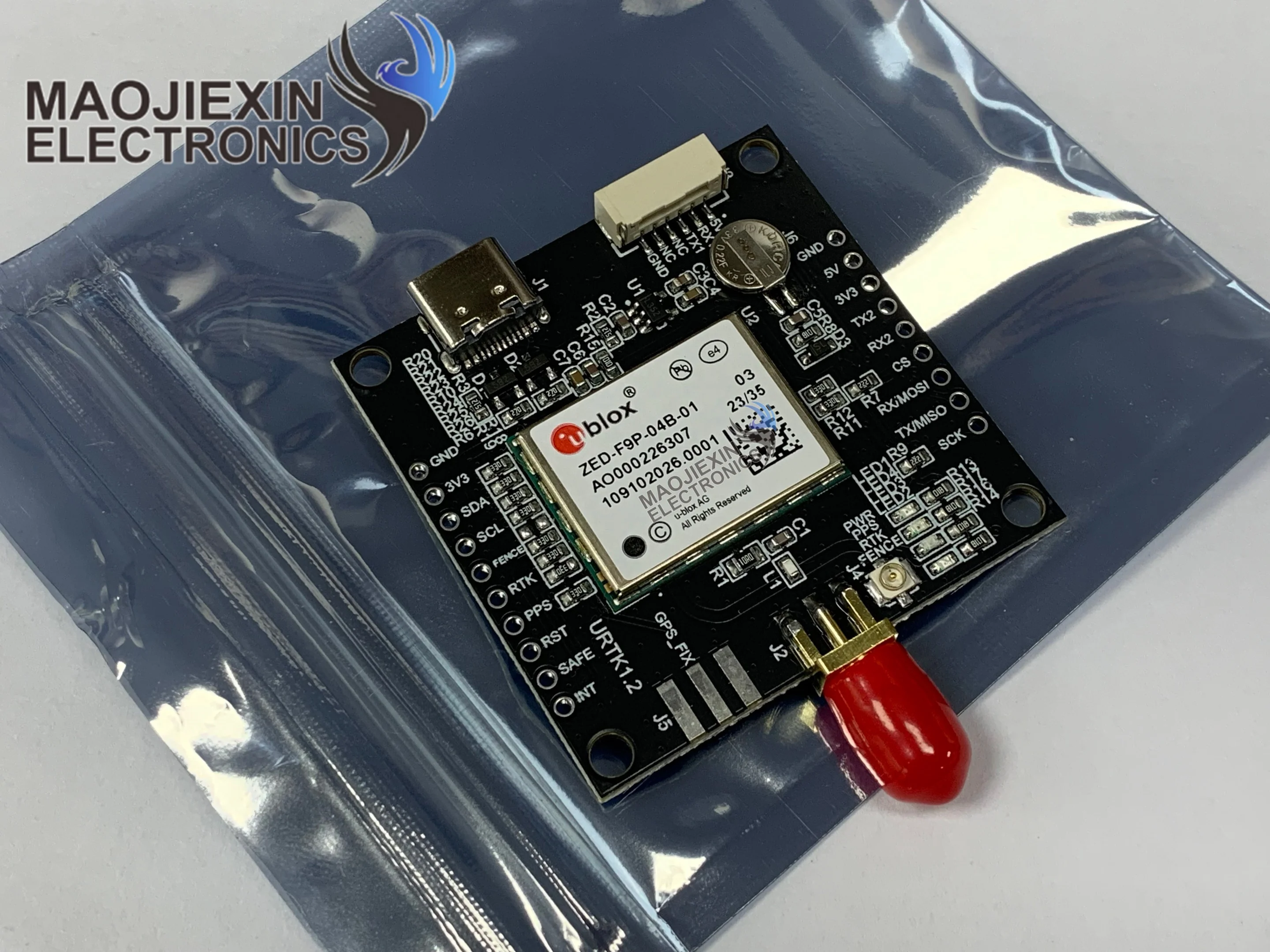 ZED-F9P-04B-01 High Precision RTK GNSS/GPS Receiver Board
