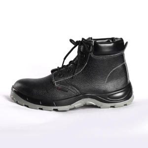 Wholesale High Quality Safety Shoes Anti Smash Puncture Proof Security Shoes Waterproof Upper Cow Leather Work Footwear Can OEM