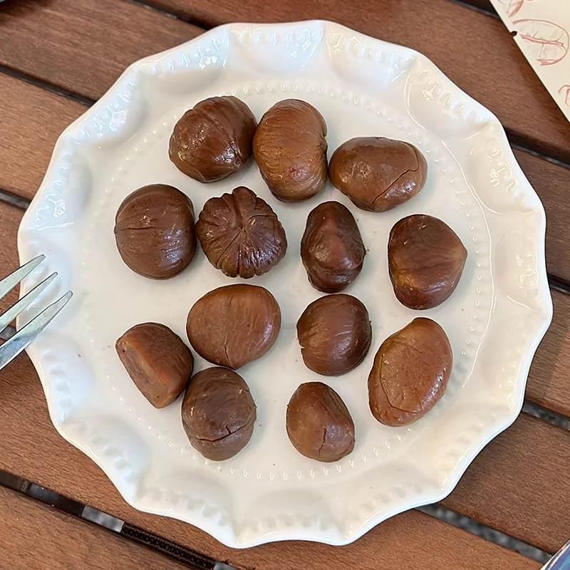 Organic Fresh Roasted Ready to Eat Coffee Flavored with Oil Chestnut Kernel