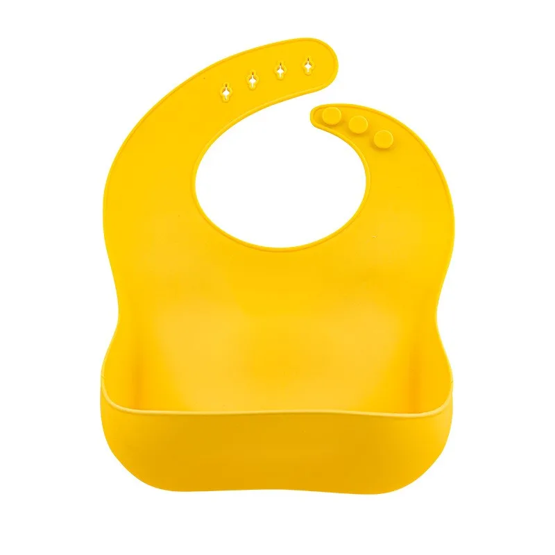 إكسسوارات تغذية مخصصة قابلة للغسل مع أطواق بسيطة، أطواق سيليكونية للأطفال، مئزر مطبوع لطيف للأطفال الصغار مع أزرار