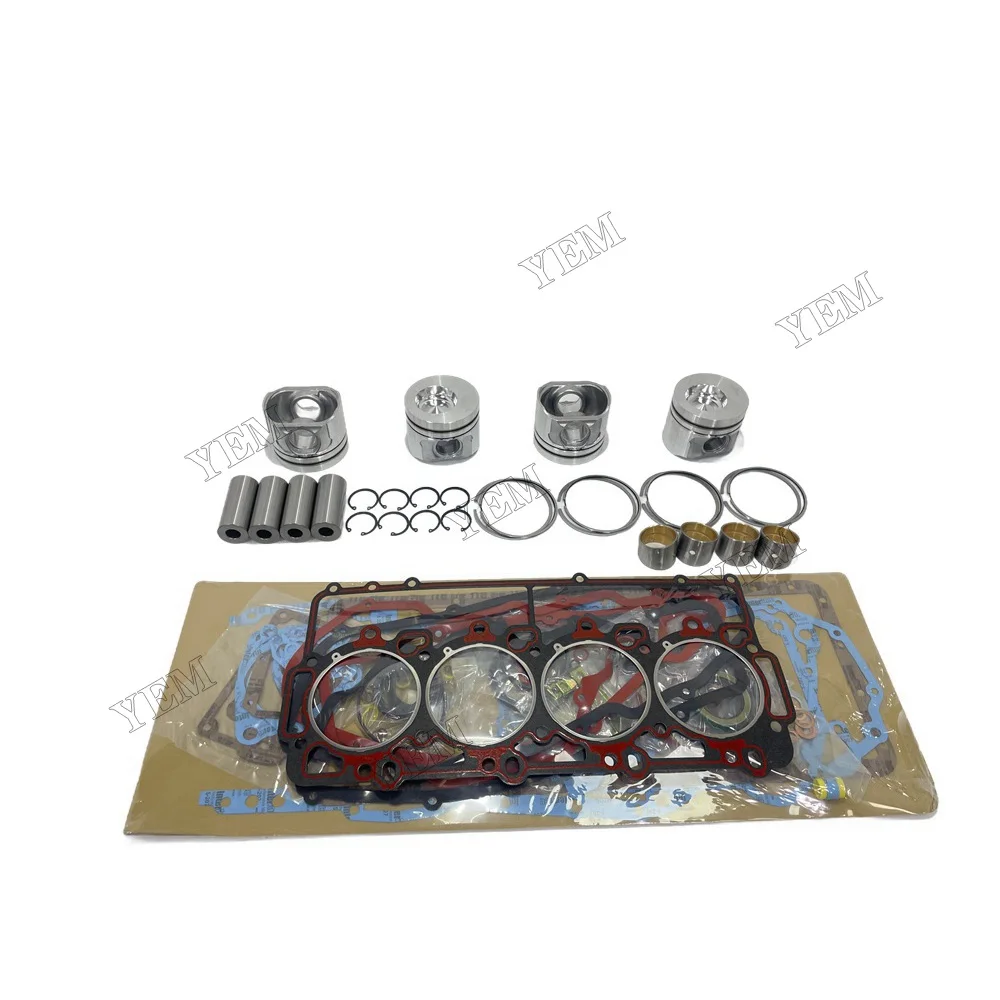 Engine Repair Kit With Piston Rings Gaskets Compatible for Caterpillar 3204 Engine Spare Parts 6