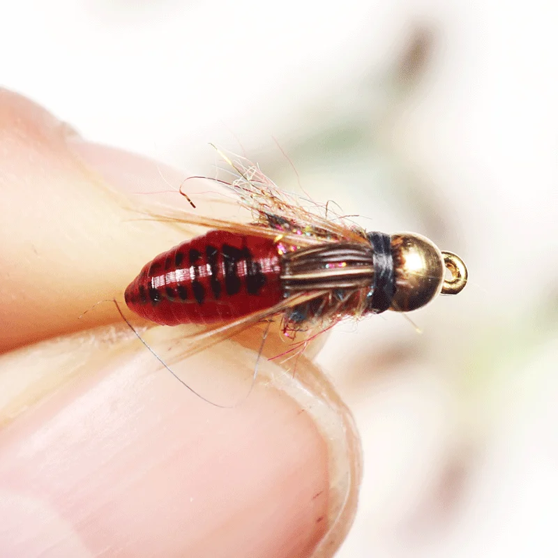 TOPIND Handmade Artificial Bionic Lifelike Fly Fishing Lure