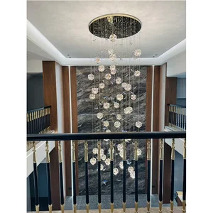 Custom-designed Chandeliers for Hotel Restaurants and Villas Modern Crystal  Chandeliers Pendant Lights