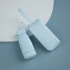 Zipper bag with sky blue